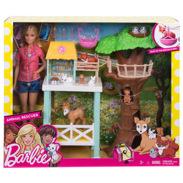 Barbie Animal Doctor Doll With Playset